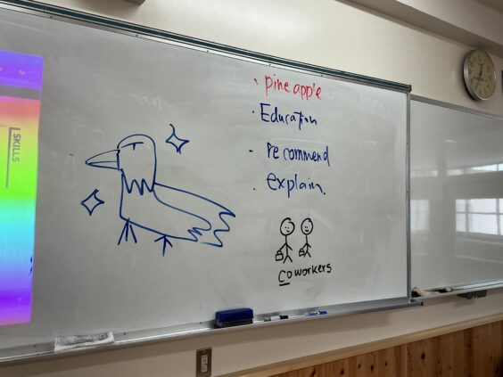 シラブルについての板書2