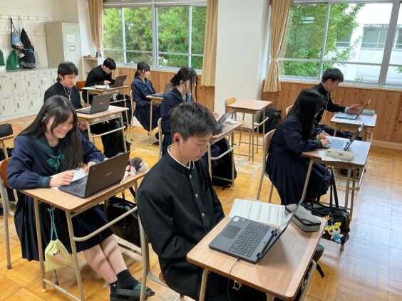オンライン英会話レッスンの様子