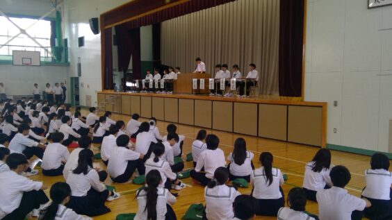 壮行会の様子1